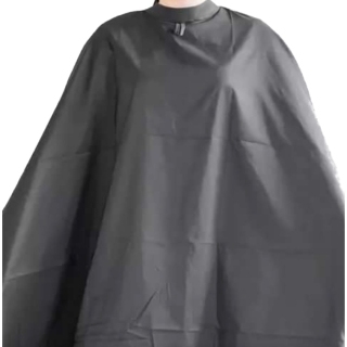 Накидка для стрижки Коллар Кейп с крючками черный Stavver Накидка для стрижки Коллар Кейп с крючками черный Stavver