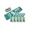 Двусторонние лезвия для Т-образных бритв Derby Extra 100 шт 