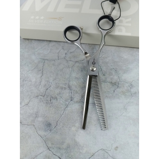 Филировочные ножницы silver edition для левши 5,5" 32 зуба Филировочные ножницы silver edition для левши 5,5" 32 зуба