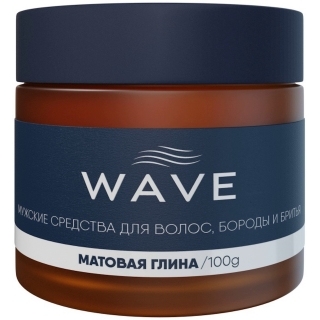Матовая глина для укладки волос Wave 100 г Матовая глина для укладки волос Wave 100 г