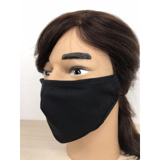 FSK защитная маска с угольным фильтром / черная без клапана