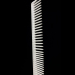 Расческа для стрижки с длинными круглыми зубьями для длинных тонких волос JRL 229 мм сл.кость 