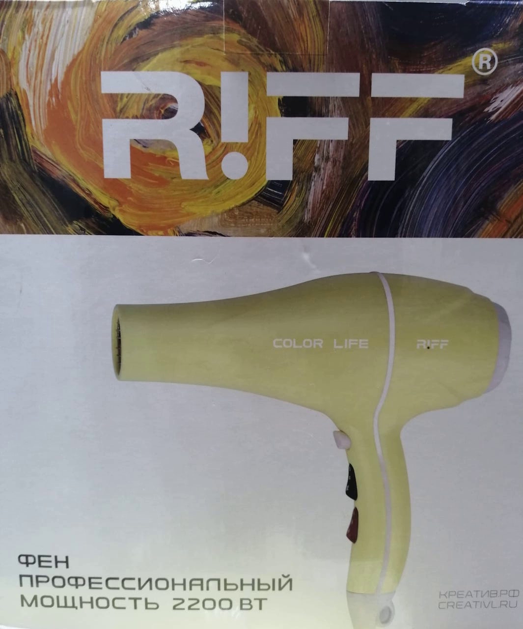 Купить Фен профессиональный Riff Color Life Ф806 - BarberPro.RU