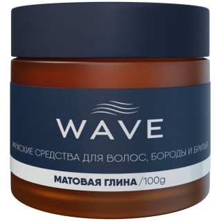 Матовая глина для укладки волос Wave 100 г Матовая глина для укладки волос Wave 100 г